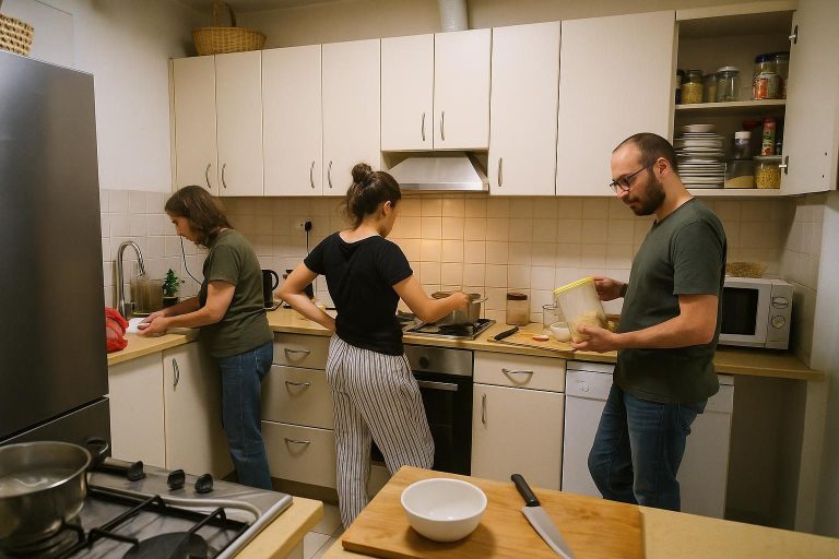 תכנון מטבח: המדריך המלא למשולש העבודה, אחסון, חומרים ותקציב
